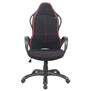 Офисное кресло Brabix Premium Force EX-516 (ткань, черное/вставки красные) 531571 в Вологде - предосмотр 5