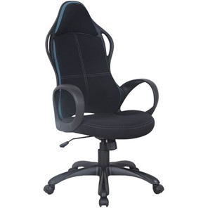 Кресло Brabix Premium Force EX-516 (ткань, черное/вставки синие) 531572 в Вологде