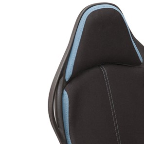 Кресло Brabix Premium Force EX-516 (ткань, черное/вставки синие) 531572 в Вологде - предосмотр 7