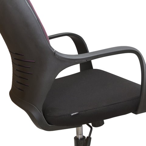 Кресло Brabix Premium Galaxy EX-519 (ткань, черное/терракотовое) 531570 в Вологде - изображение 10