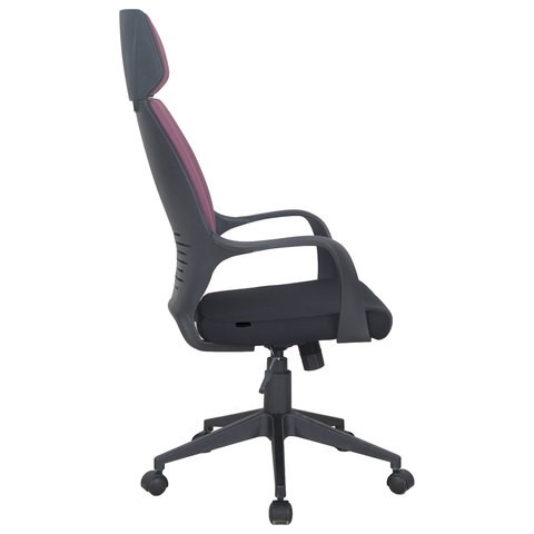 Кресло Brabix Premium Galaxy EX-519 (ткань, черное/терракотовое) 531570 в Вологде - изображение 2