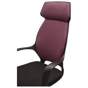 Кресло Brabix Premium Galaxy EX-519 (ткань, черное/терракотовое) 531570 в Вологде - предосмотр 8