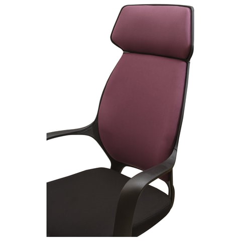 Кресло Brabix Premium Galaxy EX-519 (ткань, черное/терракотовое) 531570 в Вологде - изображение 8