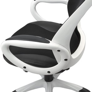 Компьютерное кресло Brabix Premium Genesis EX-517 (пластик белый, ткань/экокожа/сетка черная) 531573 в Вологде - предосмотр 6