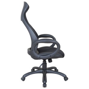 Компьютерное кресло Brabix Premium Genesis EX-517 (пластик черный, ткань/экокожа/сетка черная)   531574 в Вологде - предосмотр 2