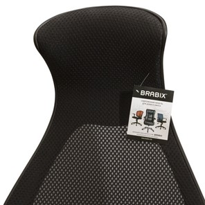 Компьютерное кресло Brabix Premium Genesis EX-517 (пластик черный, ткань/экокожа/сетка черная)   531574 в Вологде - предосмотр 9
