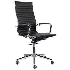 Кресло офисное BRABIX PREMIUM "Intense EX-531", экокожа, хром, черное, 532540 в Вологде