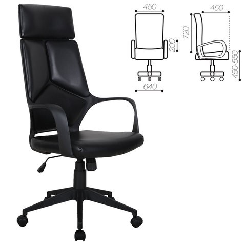 Компьютерное кресло Brabix Premium Prime EX-515 (экокожа, черное) 531569 в Вологде - изображение 1
