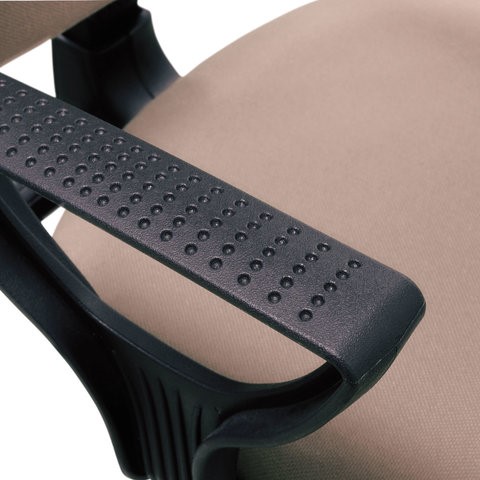 Компьютерное кресло Brabix Prestige Ergo MG-311 (регулируемая эргономичная спинка, ткань, бежевое) 531873 в Вологде - изображение 4