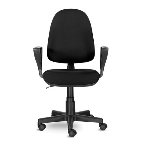 Кресло офисное Brabix Prestige Ergo MG-311 (регулируемая эргономичная спинка, ткань, черное) 531872 в Вологде - изображение 2
