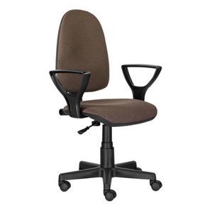 Кресло офисное Brabix Prestige Ergo MG-311 (регулируемая эргономичная спинка, ткань, коричневое) 531875 в Вологде - предосмотр