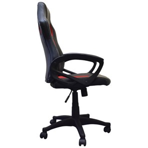 Компьютерное кресло Brabix Rider EX-544 (экокожа черная/ткань красная) 531583 в Вологде - предосмотр 2