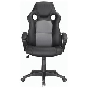 Кресло офисное Brabix Rider Plus EX-544 КОМФОРТ (экокожа, черное/серое) 531582 в Вологде - предосмотр 2