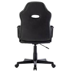 Кресло офисное BRABIX "Stripe GM-202", экокожа, черное/зеленое, 532511 в Вологде - предосмотр 3