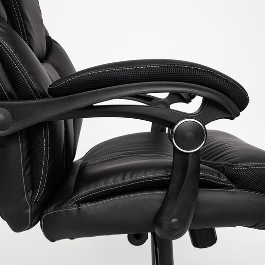 Офисное кресло CAMBRIDGE кож/зам/ткань, черный/черный , 36-6/11 арт.12756 в Вологде - изображение 11