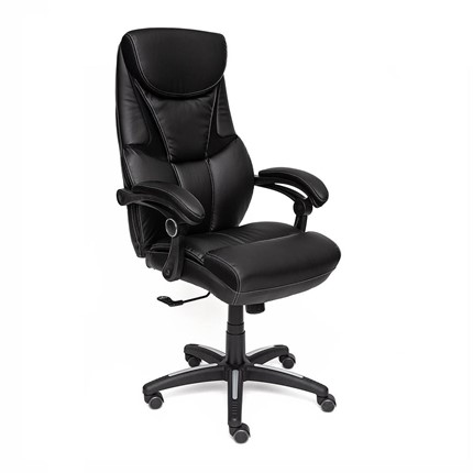 Офисное кресло CAMBRIDGE кож/зам/ткань, черный/черный , 36-6/11 арт.12756 в Вологде - изображение