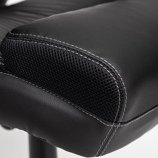 Офисное кресло CAMBRIDGE кож/зам/ткань, черный/черный , 36-6/11 арт.12756 в Вологде - изображение 8