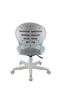 Кресло Chair 1139 FW PL White, Голубой в Вологде - предосмотр 4