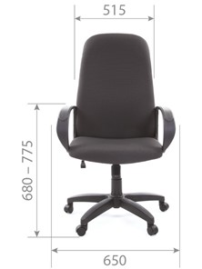 Кресло офисное CHAIRMAN 279 JP15-2, цвет черный в Вологде - предосмотр 4