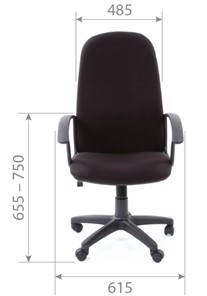 Кресло CHAIRMAN 289, ткань, цвет серый в Вологде - предосмотр 3
