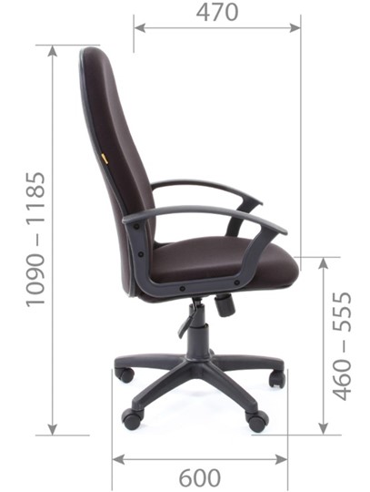 Кресло CHAIRMAN 289, ткань, цвет серый в Вологде - изображение 4