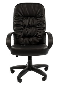 Кресло офисное CHAIRMAN 416, экокожа, цвет черный в Вологде - предосмотр 4