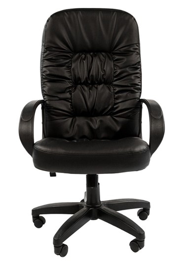 Кресло офисное CHAIRMAN 416, экокожа, цвет черный в Вологде - изображение 4