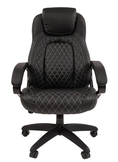 Компьютерное кресло CHAIRMAN 432, экокожа, цвет черный в Вологде - изображение 4