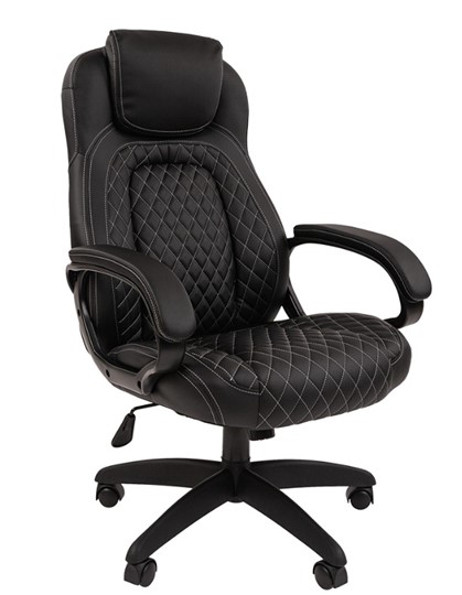 Компьютерное кресло CHAIRMAN 432, экокожа, цвет черный в Вологде - изображение 3