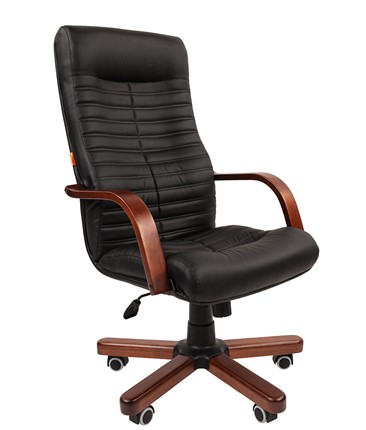 Кресло компьютерное CHAIRMAN 480 WD, экокожа, цвет черный в Вологде - изображение