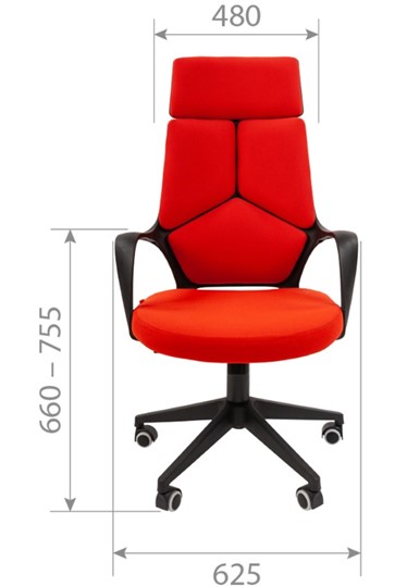 Кресло офисное CHAIRMAN 525, серое в Вологде - изображение 1