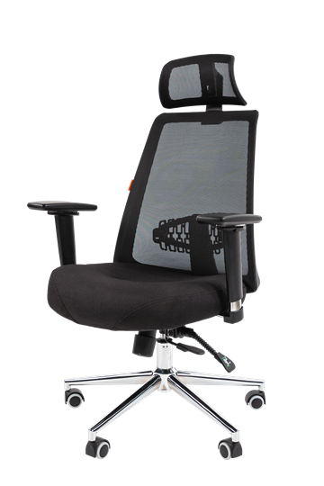 Офисное кресло CHAIRMAN 535 LUX сетчатый акрил черный / полиэстер черный в Вологде - изображение 3