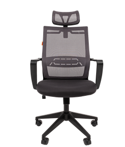 Офисное кресло CHAIRMAN 545 сетка/ткань серый в Вологде - предосмотр 3
