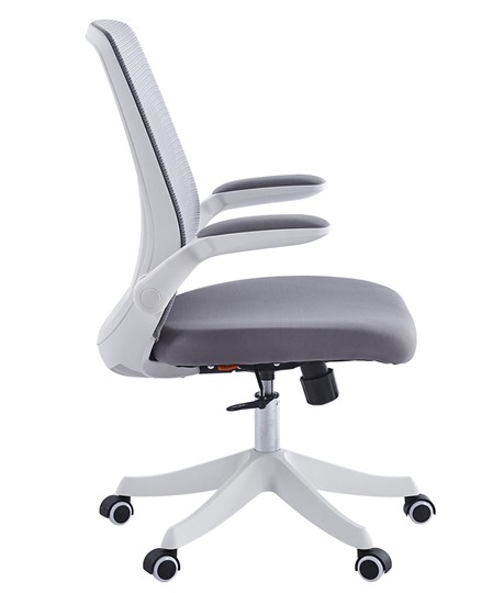 Кресло компьютерное CHAIRMAN 565, сетчатый акрил серый / полиэстер серый в Вологде - изображение 2