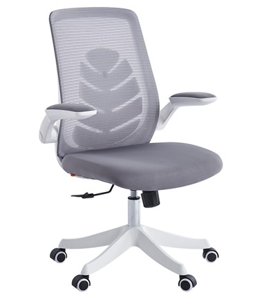 Кресло компьютерное CHAIRMAN 565, сетчатый акрил серый / полиэстер серый в Вологде - изображение