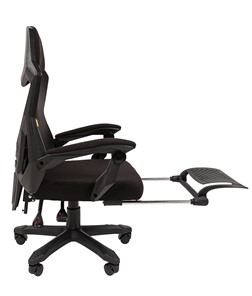 Кресло офисное CHAIRMAN 571 с подставкой для ног , Сетчатый акрил черный / Полиэстер черный в Вологде - предосмотр 3