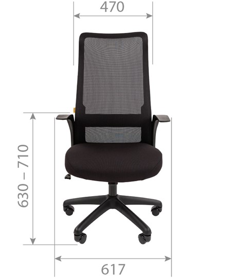 Кресло CHAIRMAN 573, черное в Вологде - изображение 7