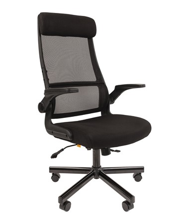 Кресло офисное CHAIRMAN 575, черное в Вологде - изображение