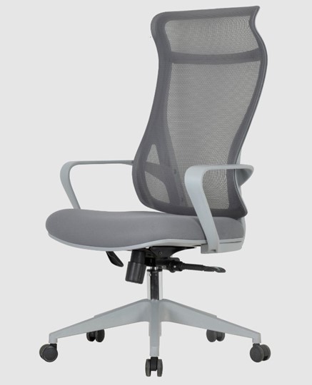 Офисное кресло CHAIRMAN 577, сетчатый акрил серый / полиэстер серый в Вологде - изображение 3