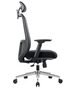 Кресло компьютерное CHAIRMAN 581 Сетчатый акрил черный / Полиэстер черный в Вологде - предосмотр 2