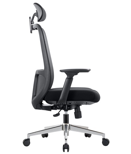 Кресло компьютерное CHAIRMAN 581 Сетчатый акрил черный / Полиэстер черный в Вологде - изображение 2