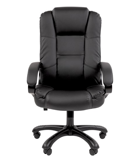 Офисное кресло CHAIRMAN 600 экокожа черная в Вологде - изображение 1