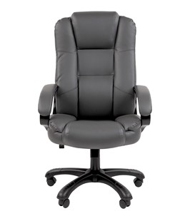 Офисное кресло CHAIRMAN 600 экокожа серая в Вологде - предосмотр 1
