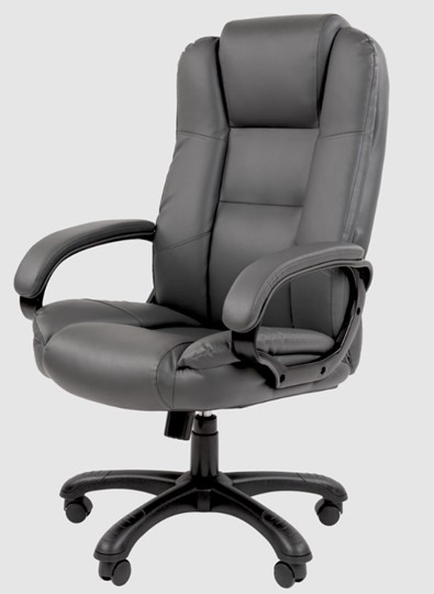 Офисное кресло CHAIRMAN 600 экокожа серая в Вологде - изображение 3