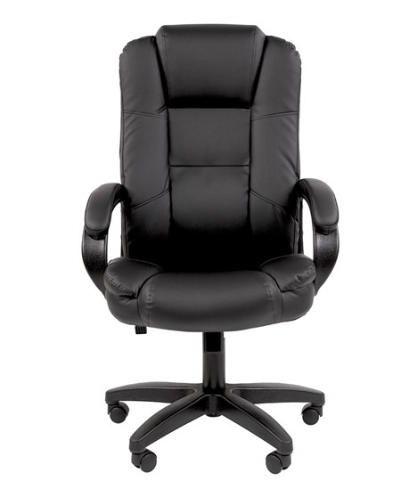 Офисное кресло CHAIRMAN 600 LT экокожа черная в Вологде - изображение 1