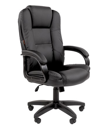 Офисное кресло CHAIRMAN 600 LT экокожа черная в Вологде - изображение