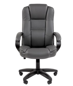 Офисное кресло CHAIRMAN 600 LT экокожа серая в Вологде - предосмотр 1