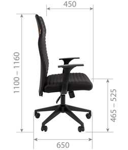 Кресло компьютерное CHAIRMAN 611 серый в Вологде - предосмотр 5