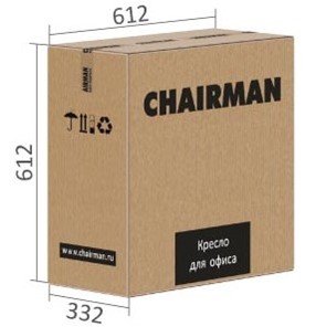 Кресло компьютерное CHAIRMAN 661 Ткань стандарт 15-21 черная в Вологде - предосмотр 5