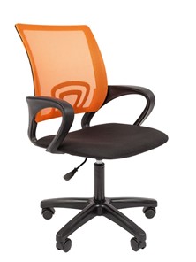Кресло CHAIRMAN 696 black LT, оранжевый в Вологде